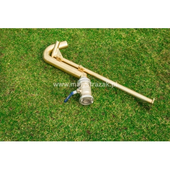 Nalewak do zbiornika wodnego z zaworem kulowym, nasada 52